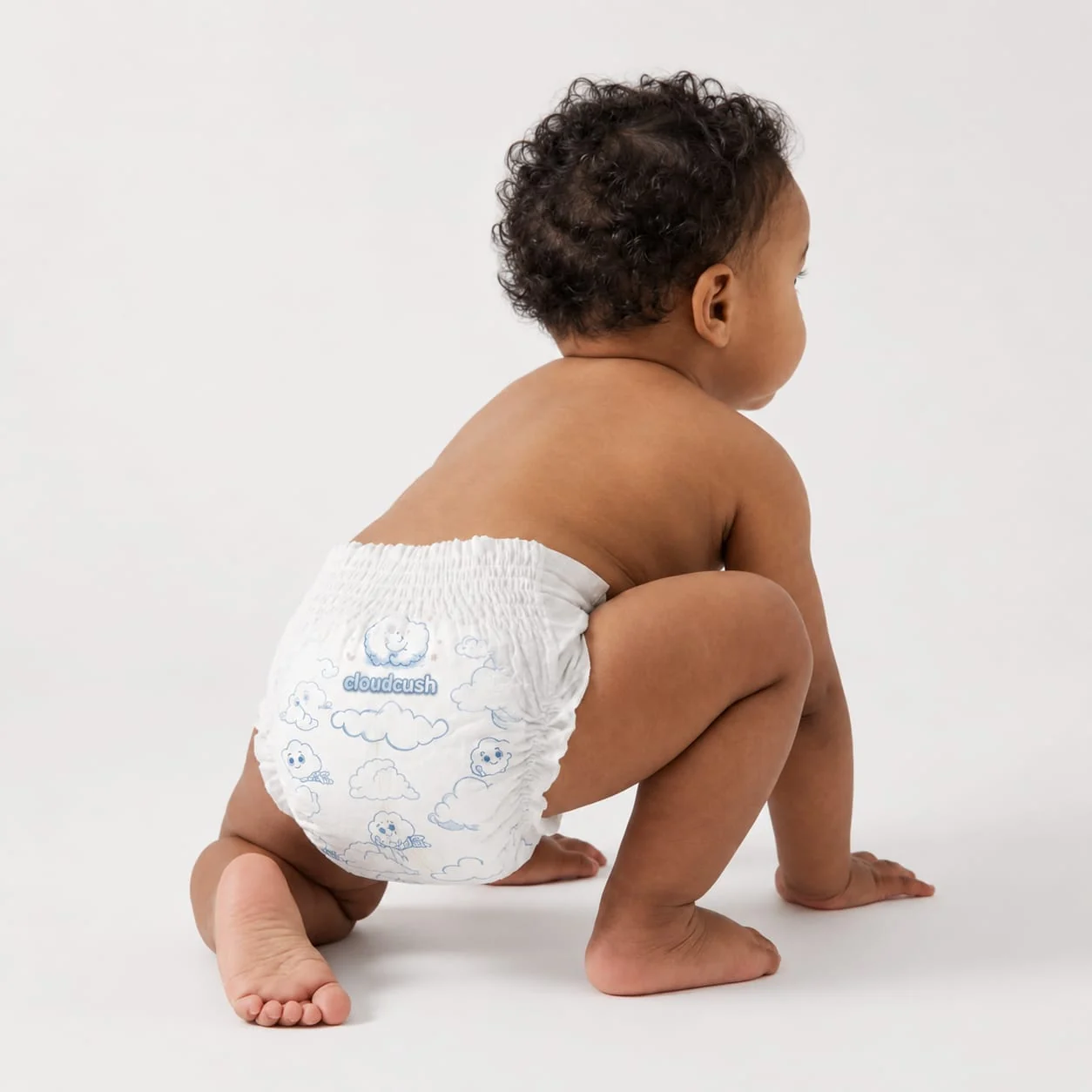 CloudCush India No1 Diaper baby crawling